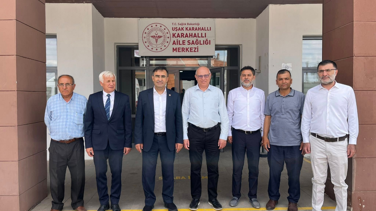 AK Parti Milletvekili Arslan’dan Karahallı Devlet Hastanesi’ne Ziyaret