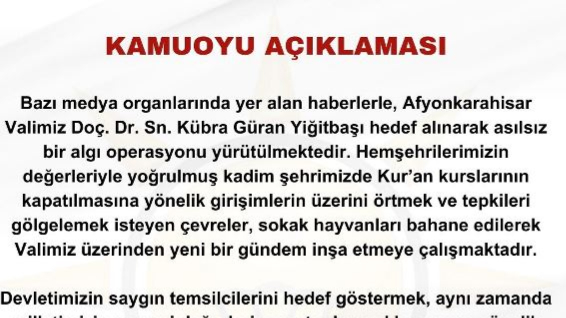 AK Parti İl Başkanlığı’ndan Vali Yiğitbaşı’na Destek Açıklaması!