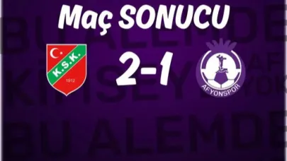 Afyonspor Sezona Yenilgiyle Başladı