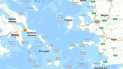 Ege Denizi'nde 5,1 Büyüklüğünde Deprem Meydana Geldi