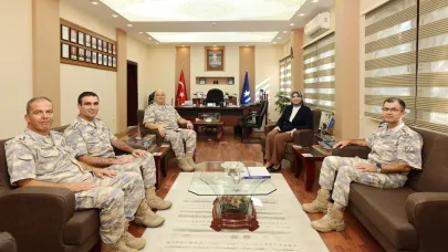 Vali Yiğitbaşı’ndan 17’nci Hava ve Füze Savunma Üs Komutanlığı’na Ziyaret