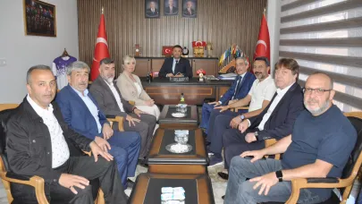 MHP İl Başkanı Kahveci’ye Esnaf Odalarından Ziyaret