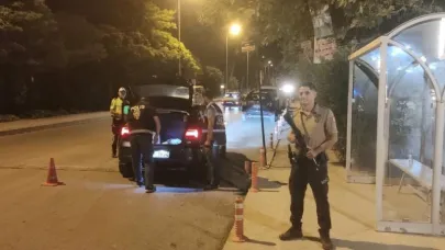 Dinar'da Gece Boyu Huzur Uygulaması: Otogar ve Meydanlar Denetlendi
