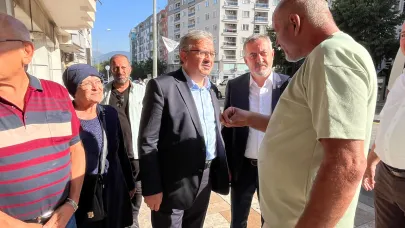 Milletvekili Yurdunuseven Denizli'de Esnafın Derdini Dinledi