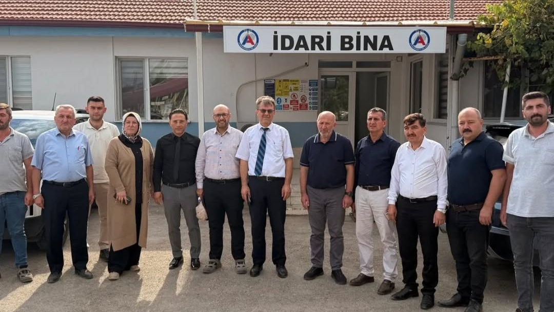 Dinar İGM ve Belediye Yetkililerinden Dinar Bakım Şantiyesi Ziyareti