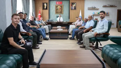 Başkan Özdemir’den Başkan Öztaş’a Ziyaret
