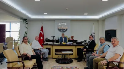 Ticaret ve Turizm Müdürlerinden AESOB Başkanı Cengiz Üstün’e Ziyaret