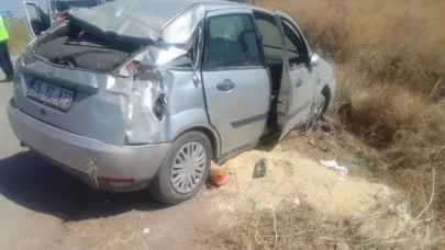 Afyonkarahisar'da Otomobil Devrildi: 4 Yaralı