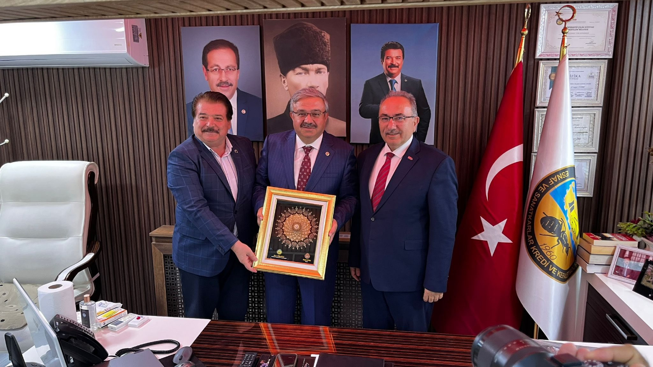 Afyonkarahisar AK Parti Milletvekili Yurdunuseven, Polatlı’da Başkan Kıymaz’ı Ziyaret Etti