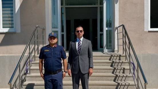Sinanpaşa Kaymakamı Aslan’dan Jandarma Karakol Komutanlığı’na Ziyaret