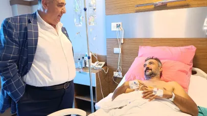 Afyonkarahisar İYİ Parti İl Başkanı Mısırlıoğlu’ndan İlçe Başkanı Sarı’ya Geçmiş Olsun Ziyareti