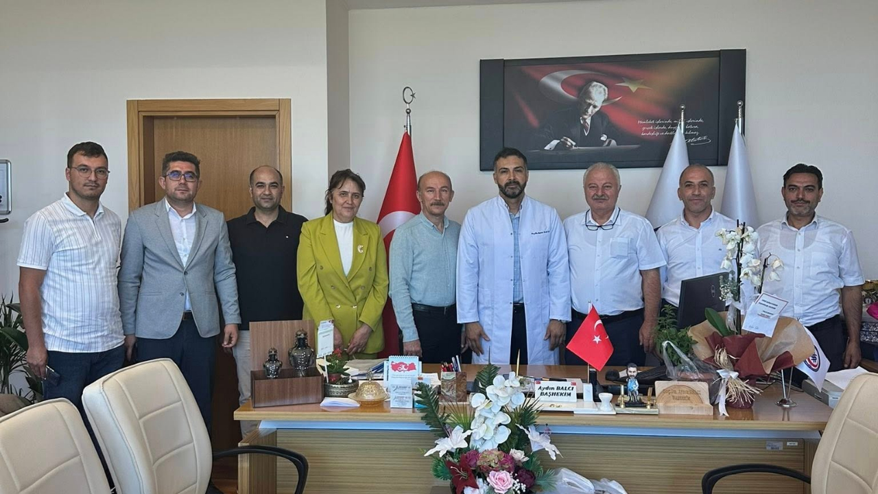 Memur-Sen Afyonkarahisar’dan AFSÜ Başhekimi Balcı’ya Hayırlı Olsun Ziyareti