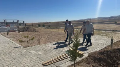 Başkan Koyuncu Kabristan’ndaki Çalışmaları Sahada İnceledi