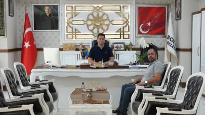 Bolvadin Belediye Başkanı Aynacı ’ya Müdür Ordu’dan Ziyaret