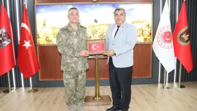 Müdür Sünnetçi ’den Garnizon Komutanı Tecimer’e Ziyaret