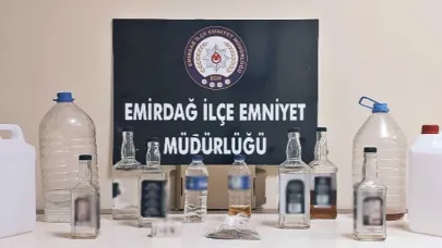 Afyon’da Kaçak Alkol Operasyonu!
