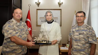 Tuğgeneral Güven Vali Yiğitbaşı’na Siper Hava Savunma Sistemi Maketi Takdim Etti!