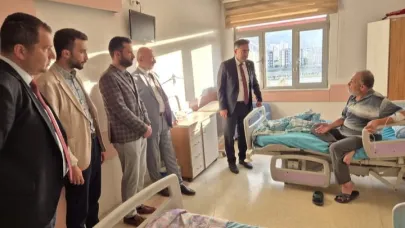 AK Parti Afyonkarahisar Heyeti’nden Yönetim Kurulu Üyesi Gülşen’e Geçmiş Olsun Ziyareti