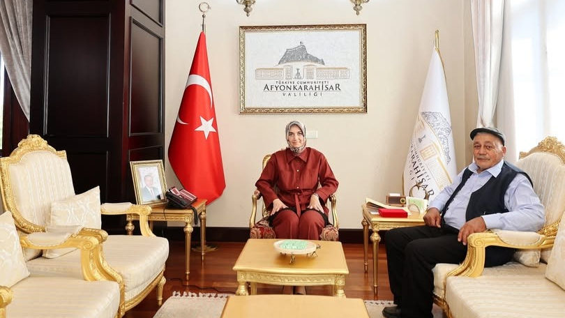 Vali Yiğitbaşı, Kıbrıs Gazisi İnkaya’yı Makamında Ağırladı
