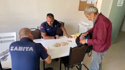Yarım saatte 270 lira toplayan dilenci, zabıtayı bile şaşırttı
