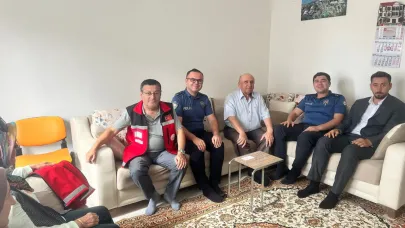 Çay Kaymakamlığı,  Şehit Aileleri ve Gazileri Evlerinde Ziyaret Etti