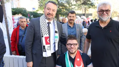 Başkan Öztaş, Gazze'ye Destek Programına Katıldı