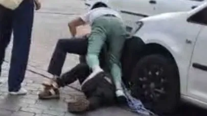 Motosikletli Kavga Bıçaklı Saldırıya Dönüştü!