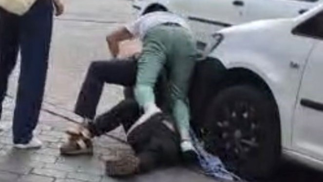 Motosikletli Kavga Bıçaklı Saldırıya Dönüştü!