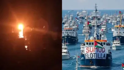 Gazze'ye Yardım İçin Yola Çıkan Küresel Sumud Filosu'na Saldırı!