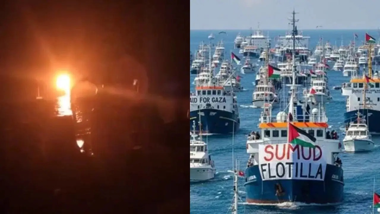 Gazze'ye Yardım İçin Yola Çıkan Küresel Sumud Filosu'na Saldırı!