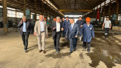 Afyonkarahisar AK Parti Heyeti’nden Türk Şeker Makine Fabrikasına Ziyaret