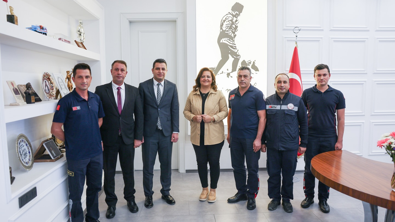 Başkan Köksal’dan İtfaiyecilere Teşekkür