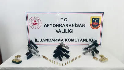 Afyonkarahisar Jandarması'ndan Büyük Mühimmat Operasyonu