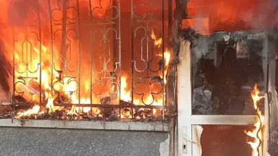 Afyonkarahisar Marulcu Mahallesi’nde Müstakil Evde Yangın