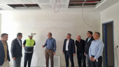 Müdür Öztürk, Çobanlar’da Yeni Hastane İnşaatını İnceledi