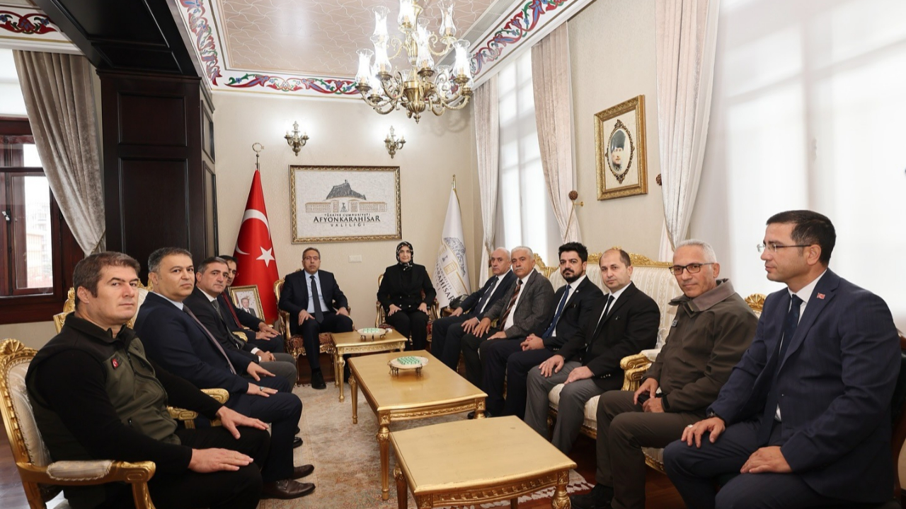 Vali Yiğitbaşı, Tarım Heyetini Kabul Etti