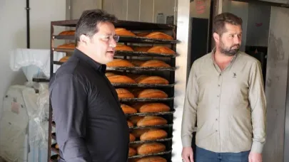 Başkan Aynacı, Halk Ekmek ve Kırkgöz Otel'de İncelemelerde Bulundu