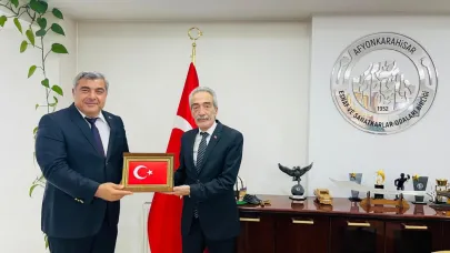 Müdür Sünnetci’den ESOB Başkanı Üstün’e Ziyaret