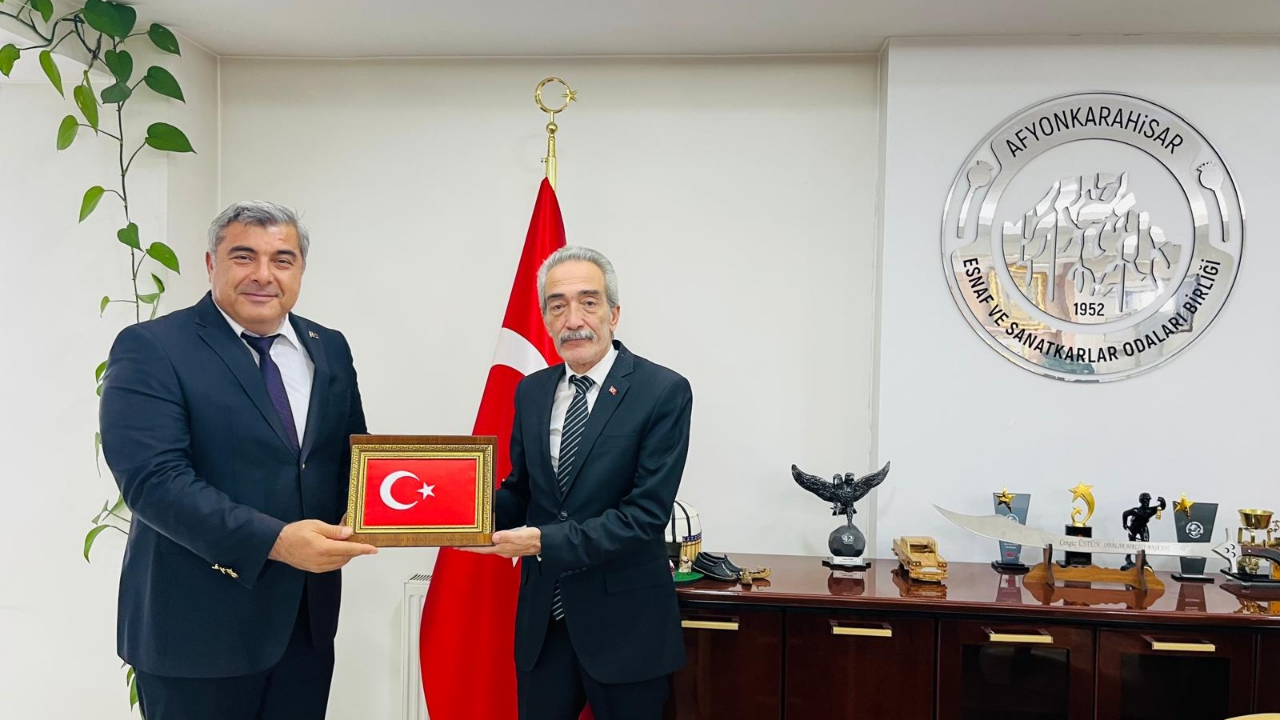 Müdür Sünnetci’den ESOB Başkanı Üstün’e Ziyaret
