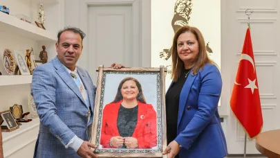 Başkan Burcu Köksal, MAYDER Başkanı İlker Övey’i Ağırladı