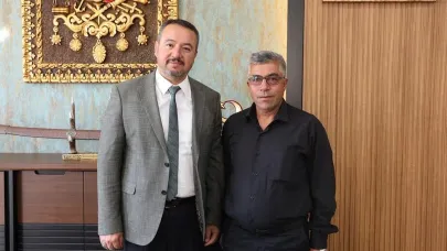 Muhtar Yalın’dan Başkan Öztaş’a Ziyaret
