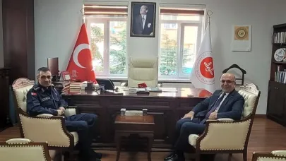 Komutan Kaya’dan İl Müftüsü İmamoğlu’na Ziyaret