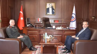 Garnizon Komutanı Tecimer’den AFSÜ Rektörü Aslan’a Ziyaret