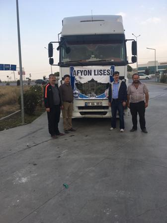Afyon Lisesinden Afrin’e yardım eli