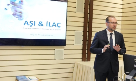 Aşı ve ilaç çalışmalarında sunum yapıldı
