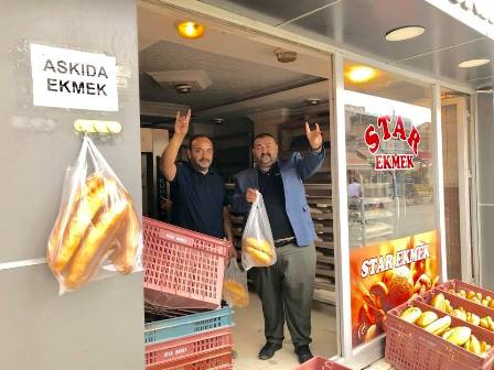 Askıda ekmek Bolvadin’de