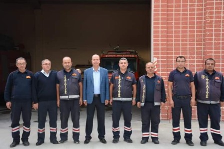Başkan Bozkurt'tan Şuhut İtfaiye Amirliğine ziyaret