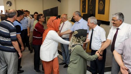 Başkan Çoban Personeliyle Bayramlaştı