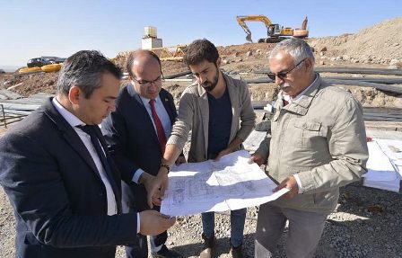 Başkan Çöl çalışmaları yerinde inceledi