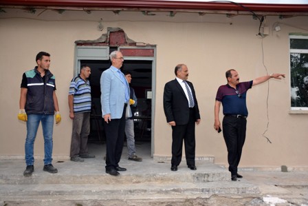 Başkan Vekili Özcan çalışmaları yerinde incelendi